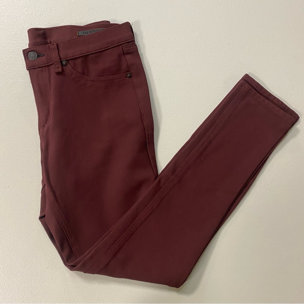 Rag and Bone Burgundy Wine Jeans